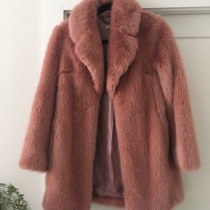 Whistles faux fur coat